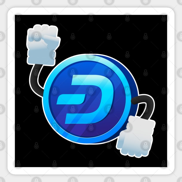 Dash Digital Cash - Dashy Jump Magnet by dash